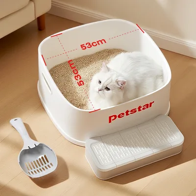 低矮猫砂盆